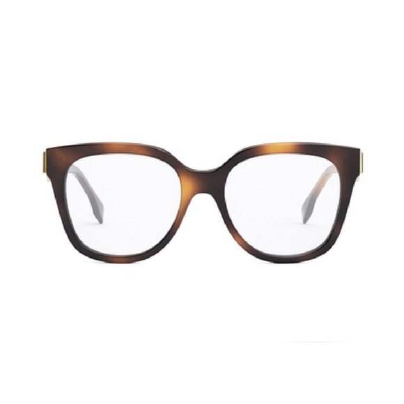 NEW FENDI EYEGLASSES FE50064F 053 WOMEN HAVANA ROUND EYEWEAR - Picture 1 of 3